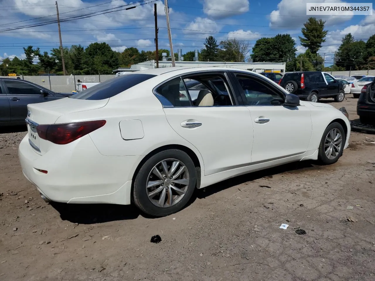 2016 Infiniti Q50 Premium VIN: JN1EV7AR1GM344357 Lot: 72472244