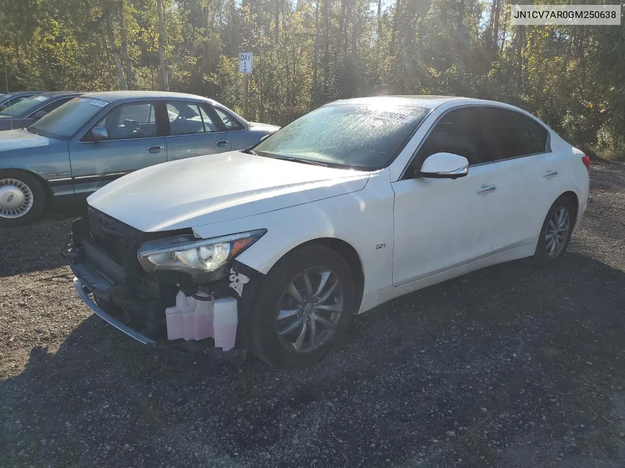 2016 Infiniti Q50 Base VIN: JN1CV7AR0GM250638 Lot: 72793794