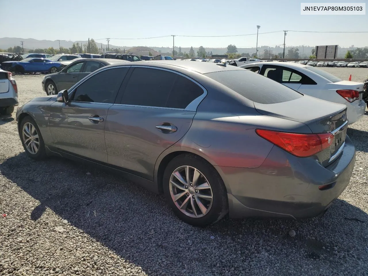 JN1EV7AP8GM305103 2016 Infiniti Q50 Premium