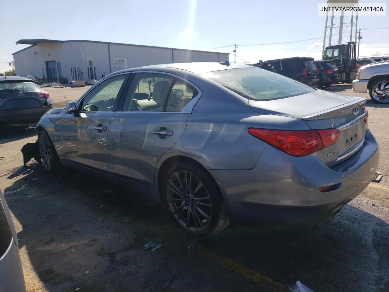 JN1FV7AR2GM451406 2016 Infiniti Q50 Red Sport 400