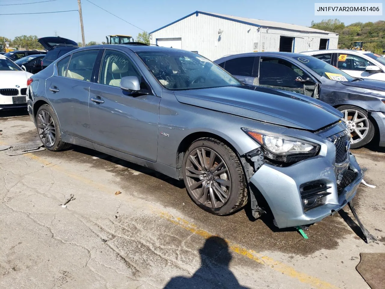 2016 Infiniti Q50 Red Sport 400 VIN: JN1FV7AR2GM451406 Lot: 72990594