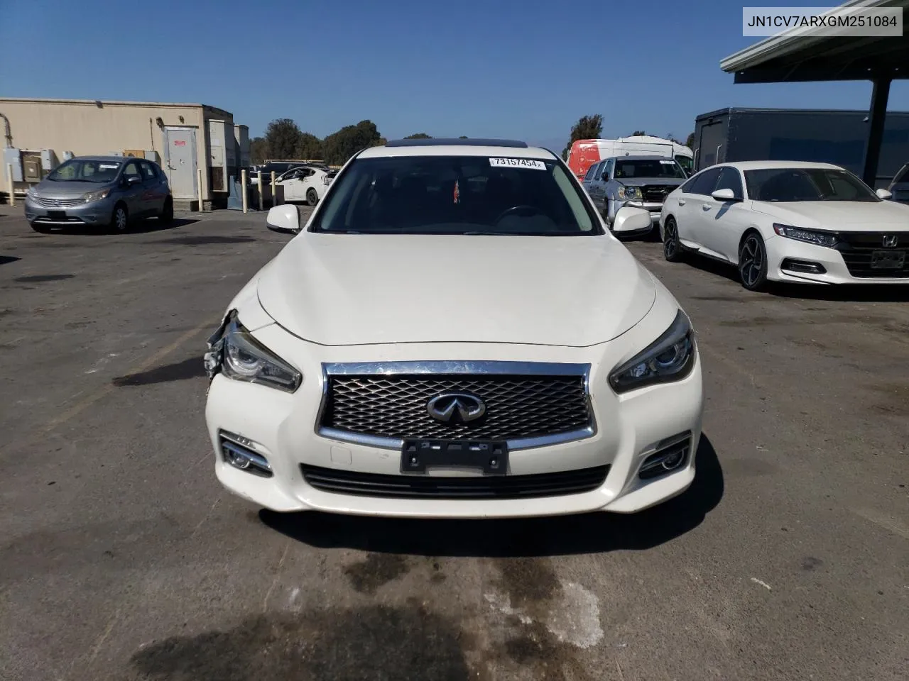 2016 Infiniti Q50 Base VIN: JN1CV7ARXGM251084 Lot: 73157454