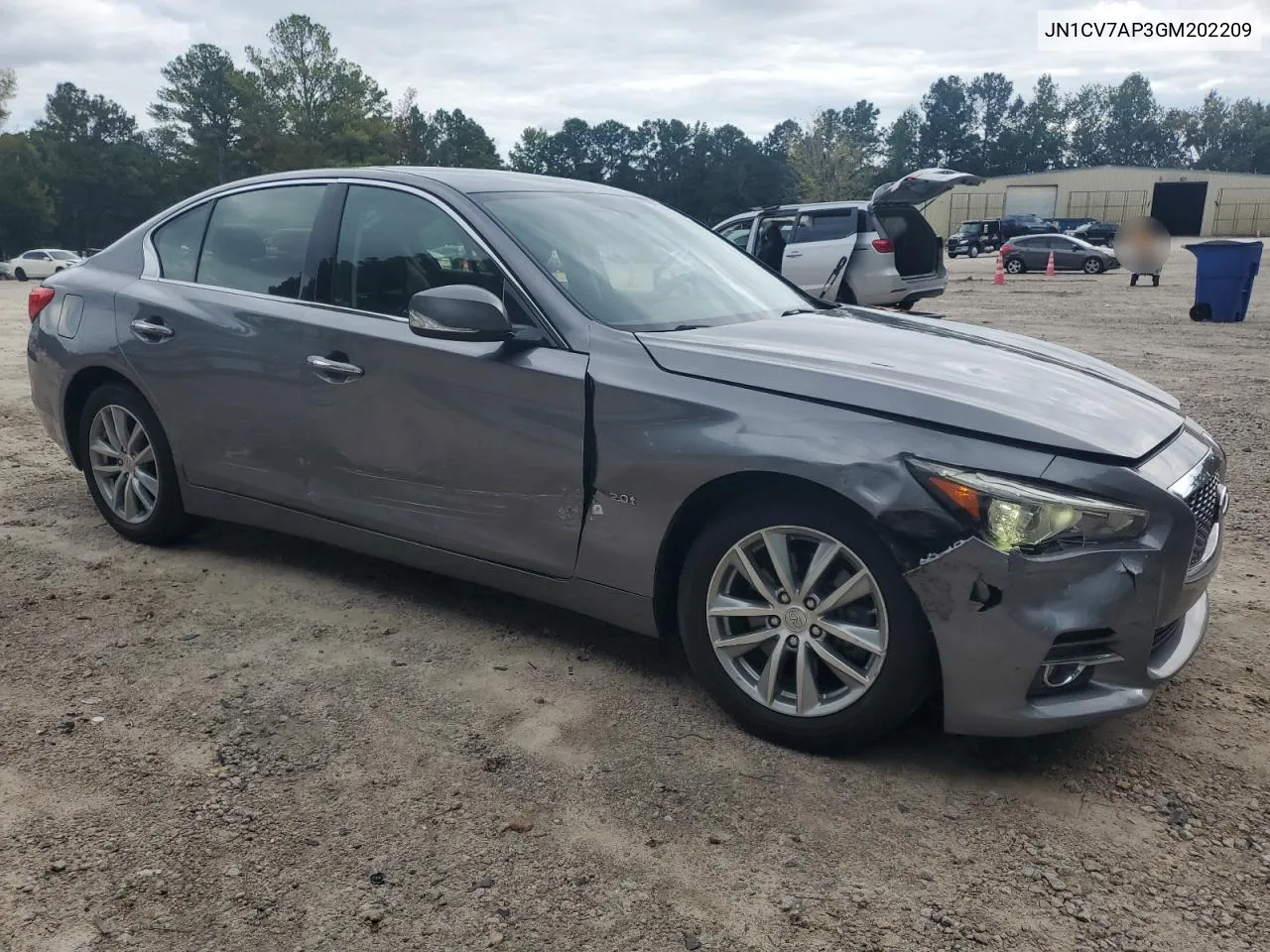 2016 Infiniti Q50 Base VIN: JN1CV7AP3GM202209 Lot: 73162614