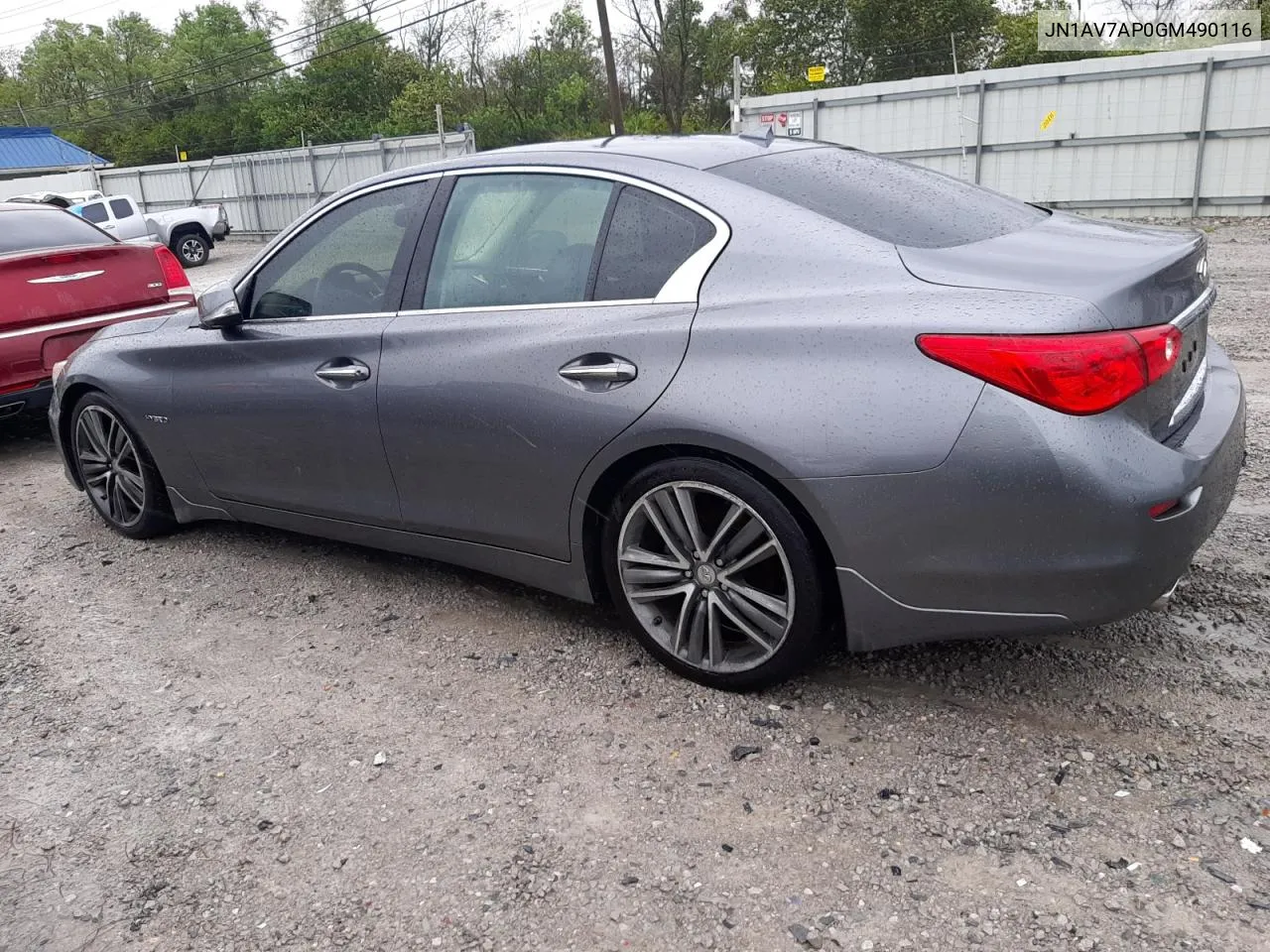 2016 Infiniti Q50 Hybrid VIN: JN1AV7AP0GM490116 Lot: 73329454