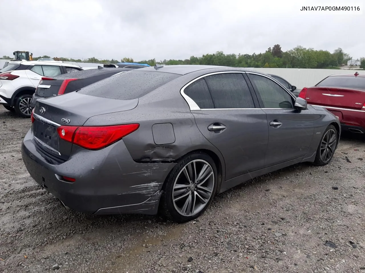 2016 Infiniti Q50 Hybrid VIN: JN1AV7AP0GM490116 Lot: 73329454