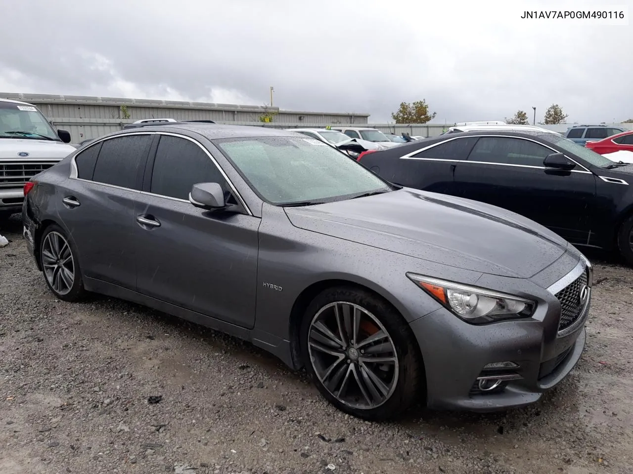 2016 Infiniti Q50 Hybrid VIN: JN1AV7AP0GM490116 Lot: 73329454