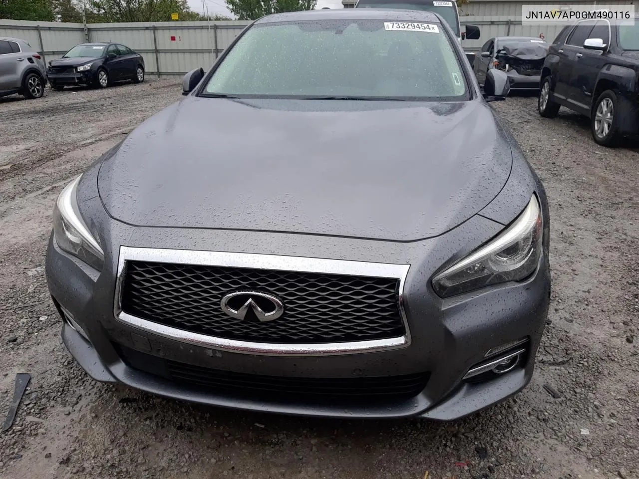 2016 Infiniti Q50 Hybrid VIN: JN1AV7AP0GM490116 Lot: 73329454