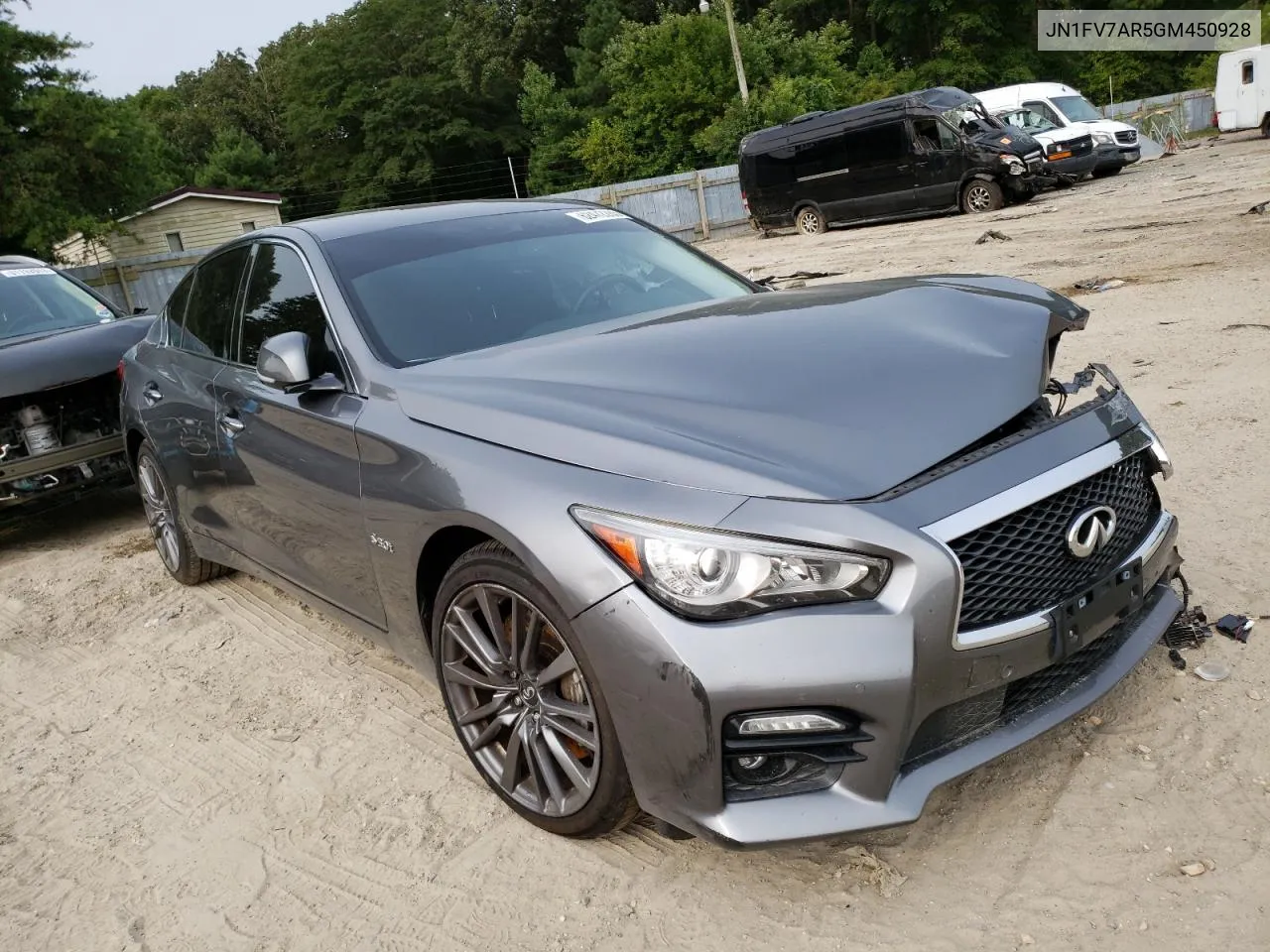 JN1FV7AR5GM450928 2016 Infiniti Q50 Red Sport 400