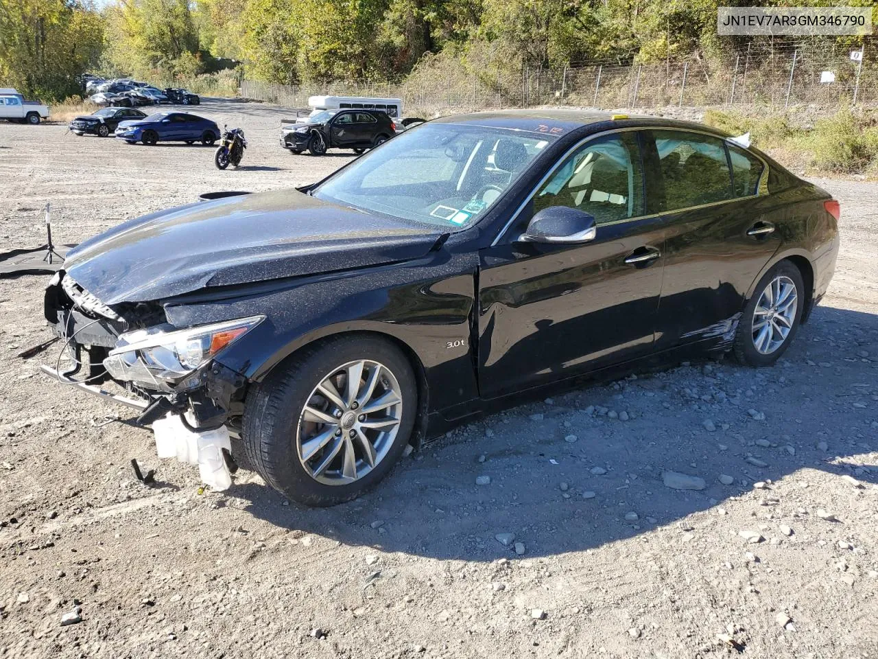 2016 Infiniti Q50 Premium VIN: JN1EV7AR3GM346790 Lot: 73853384