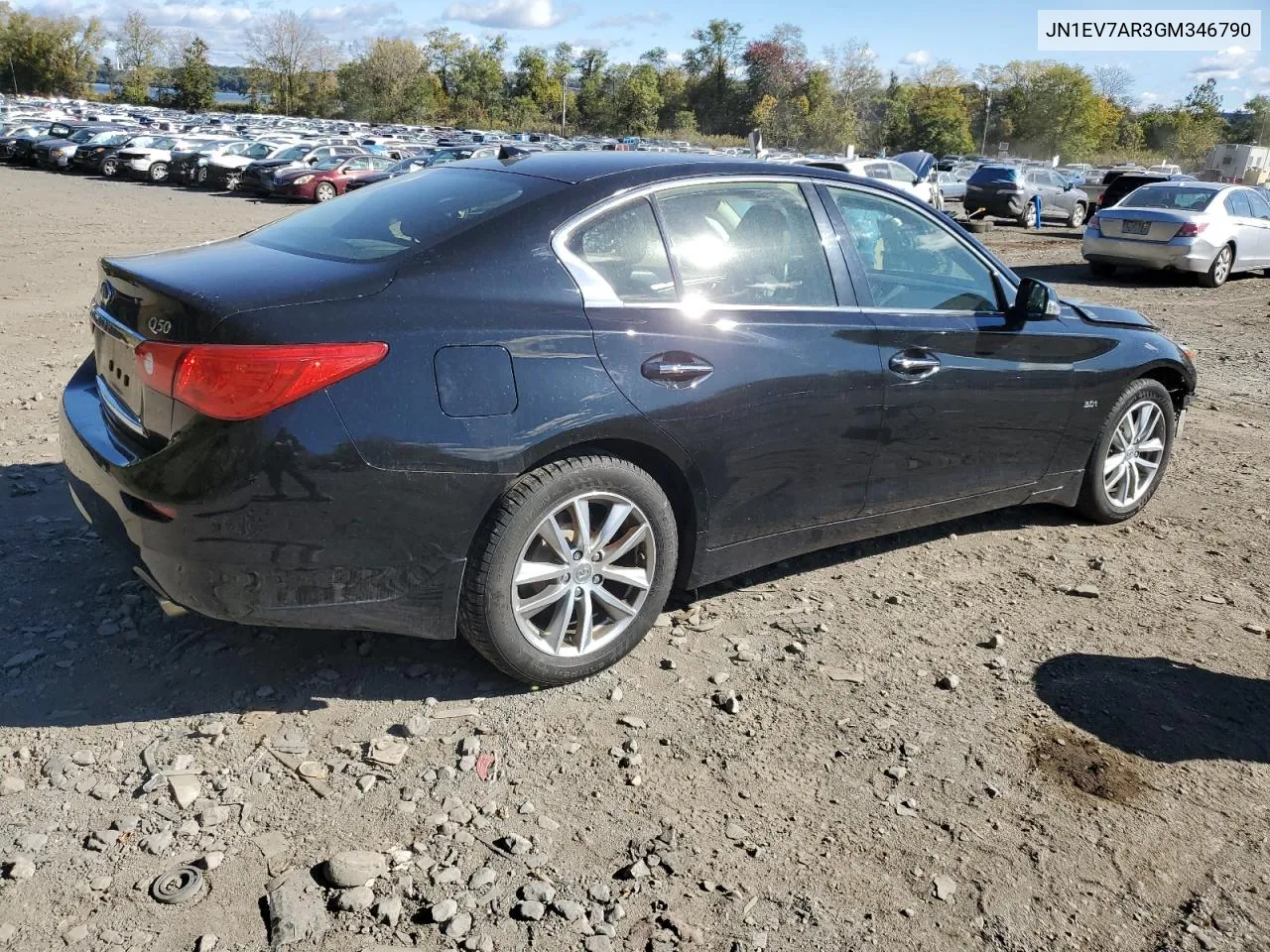 2016 Infiniti Q50 Premium VIN: JN1EV7AR3GM346790 Lot: 73853384