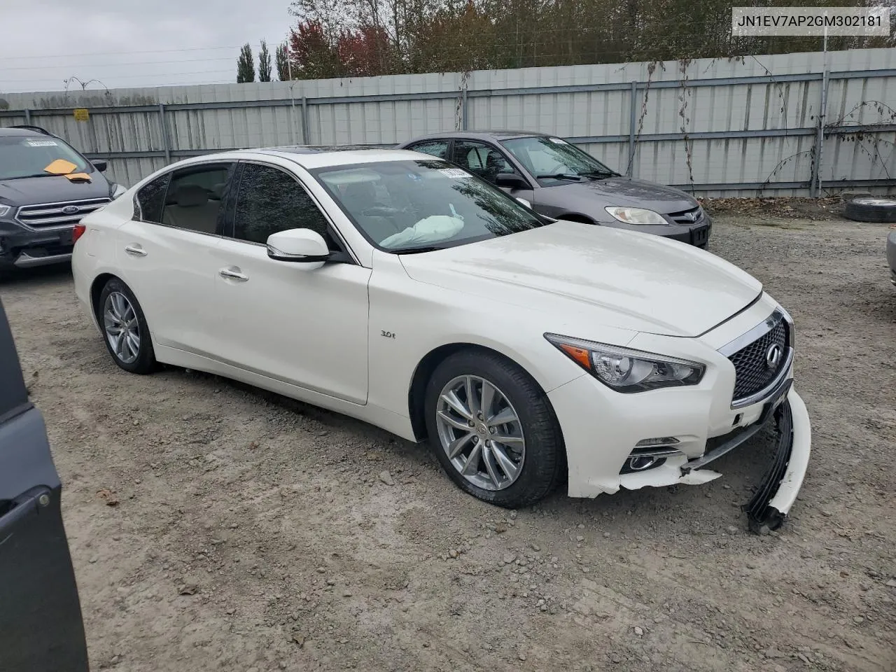 2016 Infiniti Q50 Premium VIN: JN1EV7AP2GM302181 Lot: 73872204