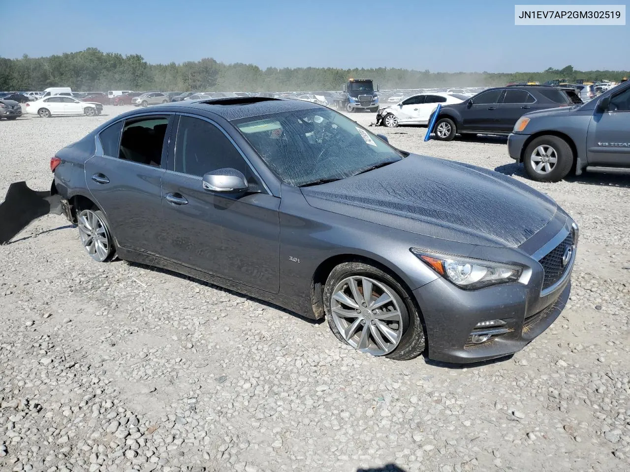 2016 Infiniti Q50 Premium VIN: JN1EV7AP2GM302519 Lot: 74219304