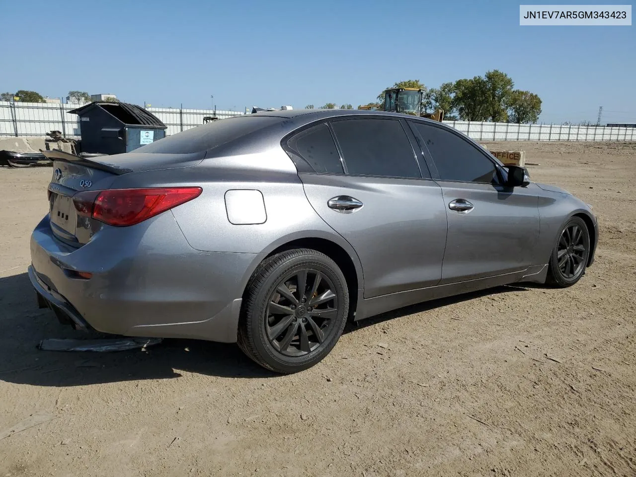 2016 Infiniti Q50 Premium VIN: JN1EV7AR5GM343423 Lot: 74302374