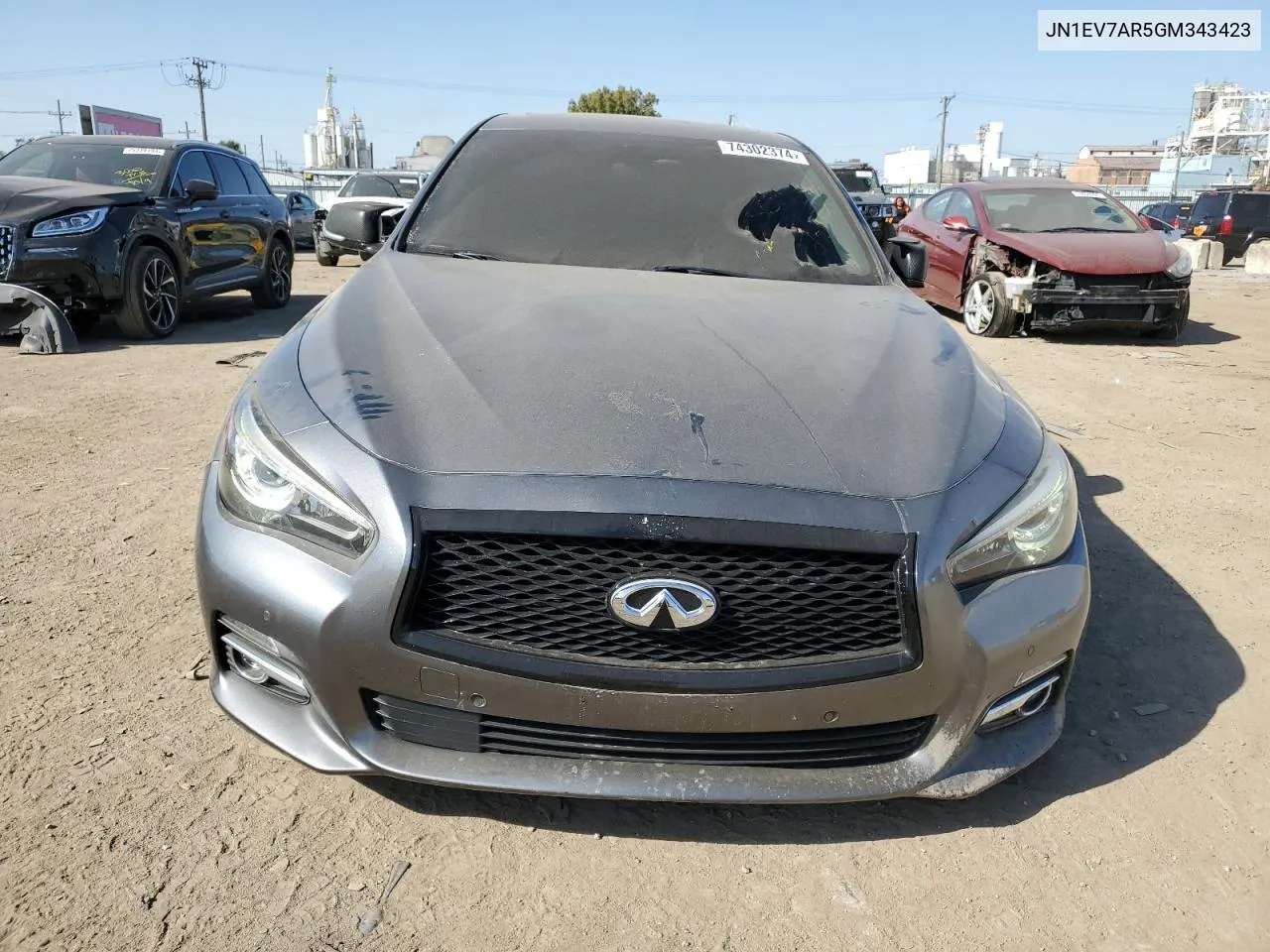 2016 Infiniti Q50 Premium VIN: JN1EV7AR5GM343423 Lot: 74302374