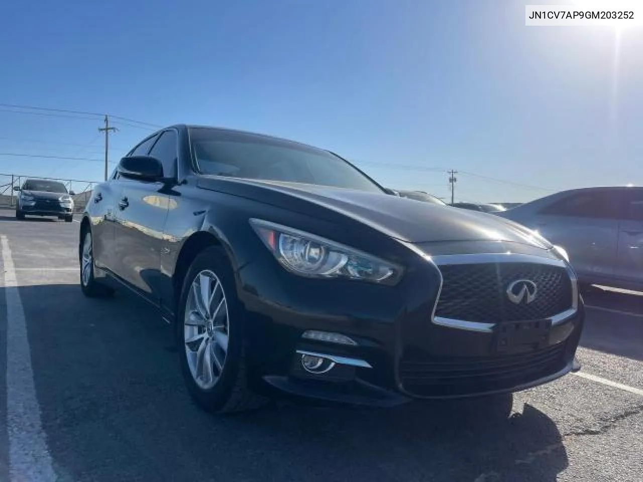 2016 Infiniti Q50 Base VIN: JN1CV7AP9GM203252 Lot: 74382804