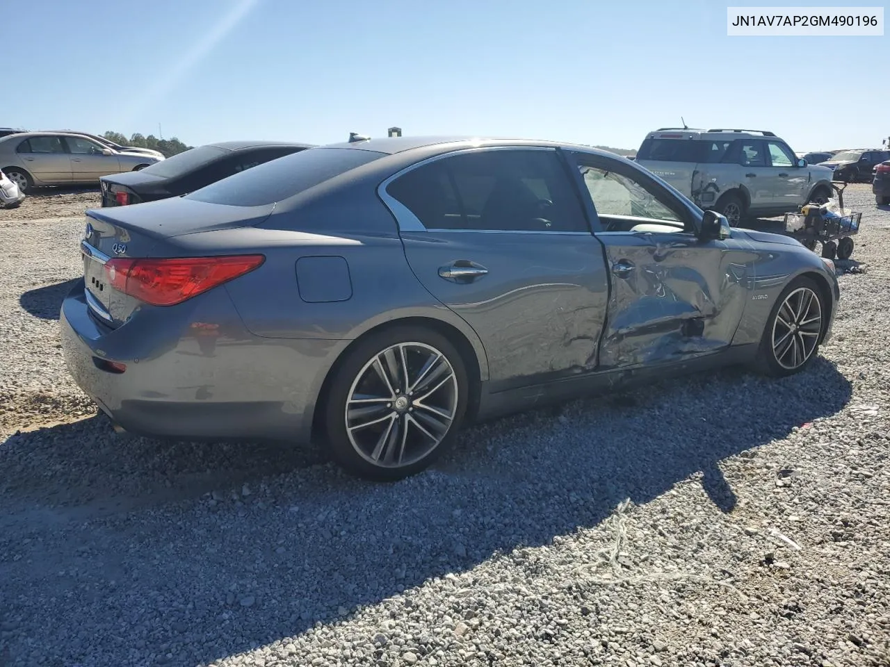 2016 Infiniti Q50 Hybrid VIN: JN1AV7AP2GM490196 Lot: 74459754