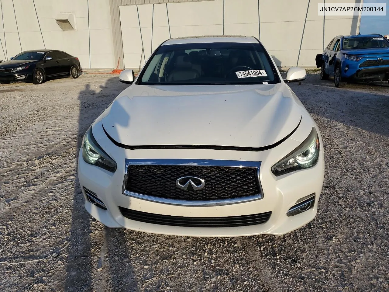 2016 Infiniti Q50 Base VIN: JN1CV7AP2GM200144 Lot: 74541004