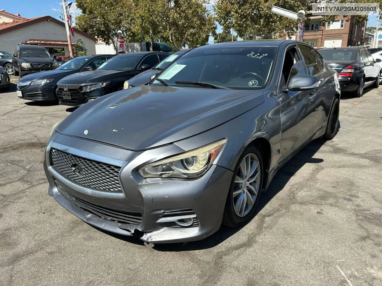 2016 Infiniti Q50 Premium VIN: JN1EV7AP3GM305803 Lot: 74637434