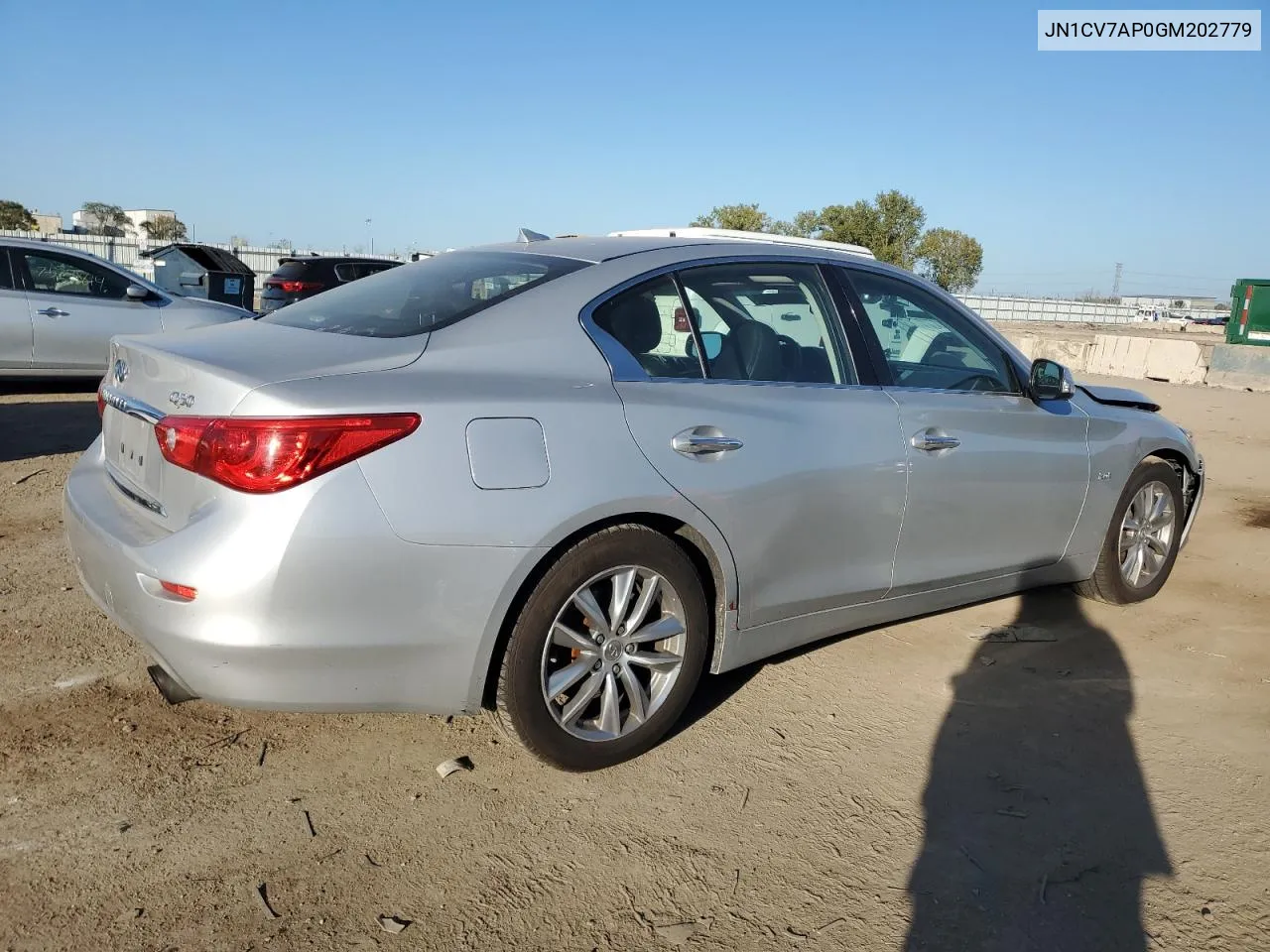 2016 Infiniti Q50 Base VIN: JN1CV7AP0GM202779 Lot: 74938564