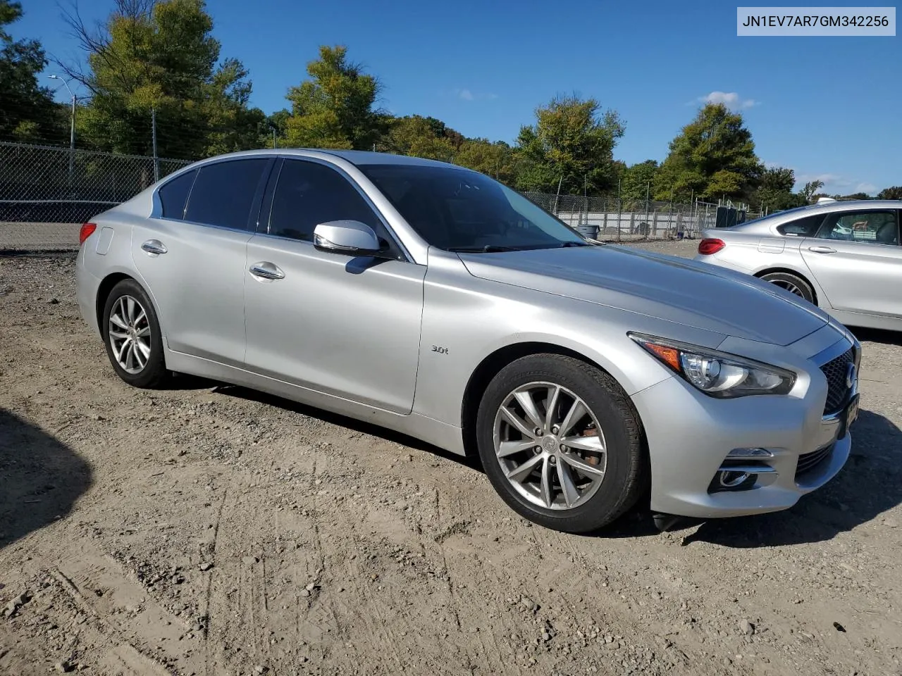 2016 Infiniti Q50 Premium VIN: JN1EV7AR7GM342256 Lot: 75457824