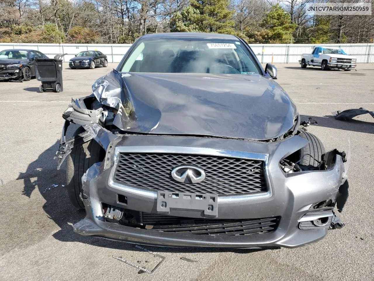 2016 Infiniti Q50 Base VIN: JN1CV7AR9GM250959 Lot: 75697254