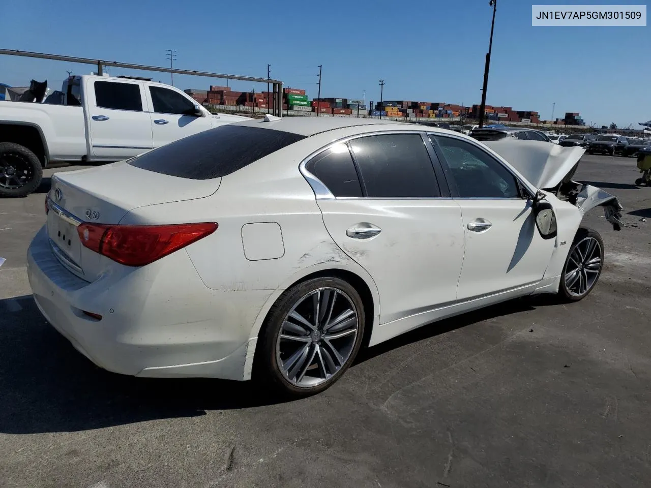 2016 Infiniti Q50 Premium VIN: JN1EV7AP5GM301509 Lot: 75741914