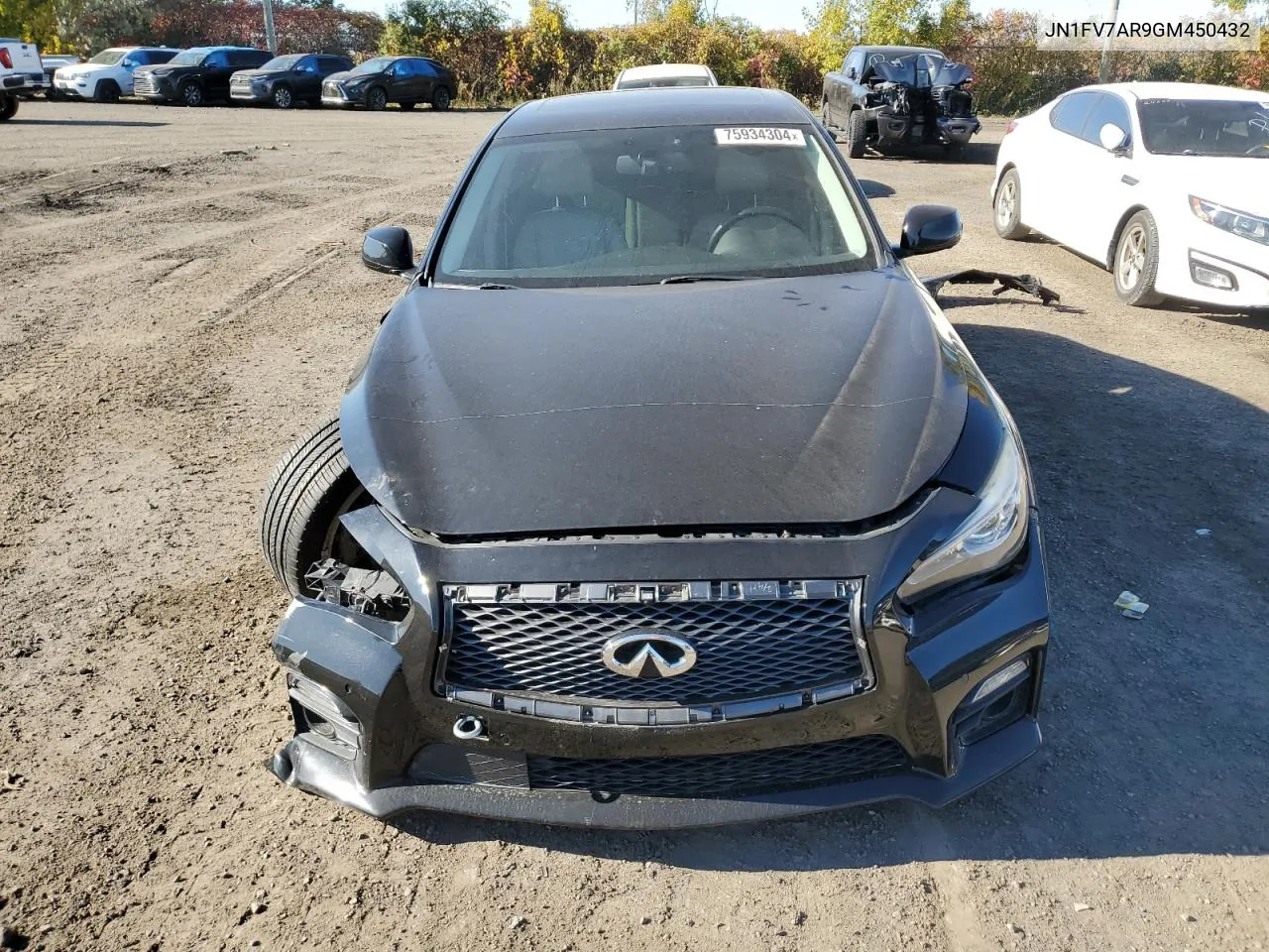 JN1FV7AR9GM450432 2016 Infiniti Q50 Red Sport 400