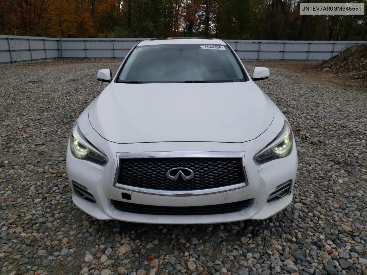 2016 Infiniti Q50 Premium VIN: JN1EV7AR0GM346651 Lot: 76044484