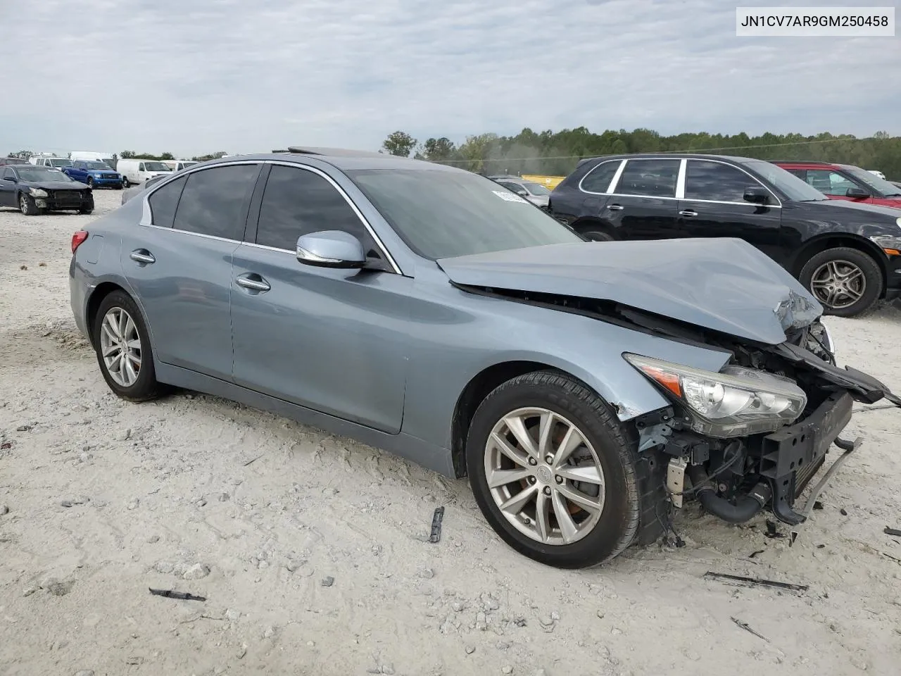 2016 Infiniti Q50 Base VIN: JN1CV7AR9GM250458 Lot: 76112834