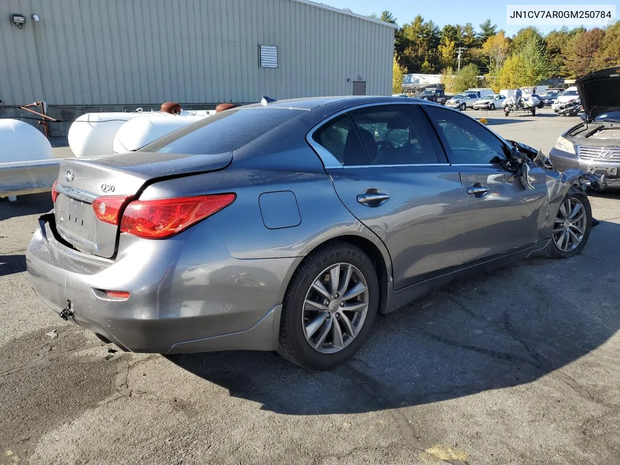 2016 Infiniti Q50 Base VIN: JN1CV7AR0GM250784 Lot: 76344624