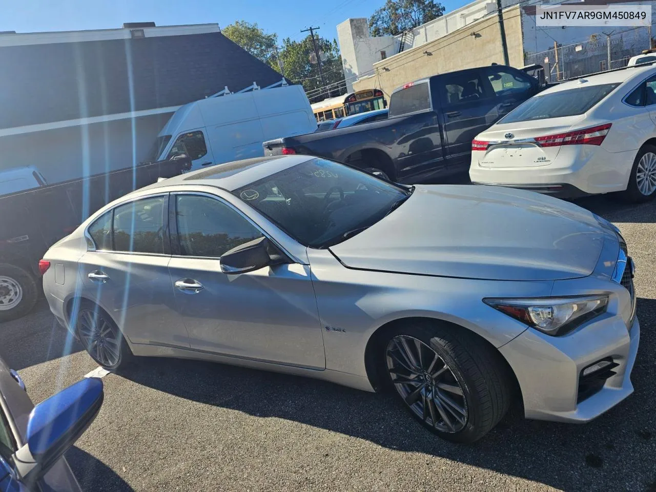 JN1FV7AR9GM450849 2016 Infiniti Q50 Red Sport 400