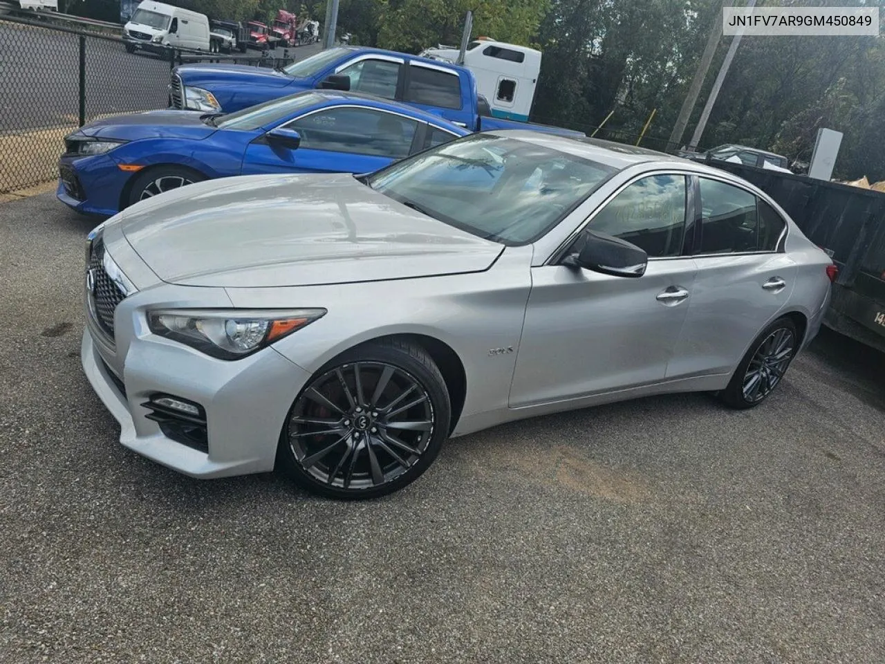 JN1FV7AR9GM450849 2016 Infiniti Q50 Red Sport 400