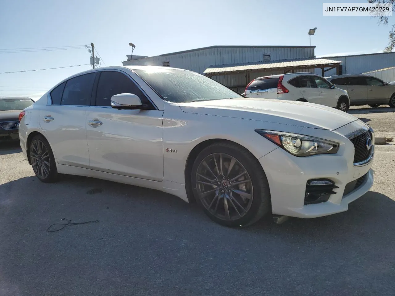 JN1FV7AP7GM420229 2016 Infiniti Q50 Red Sport 400