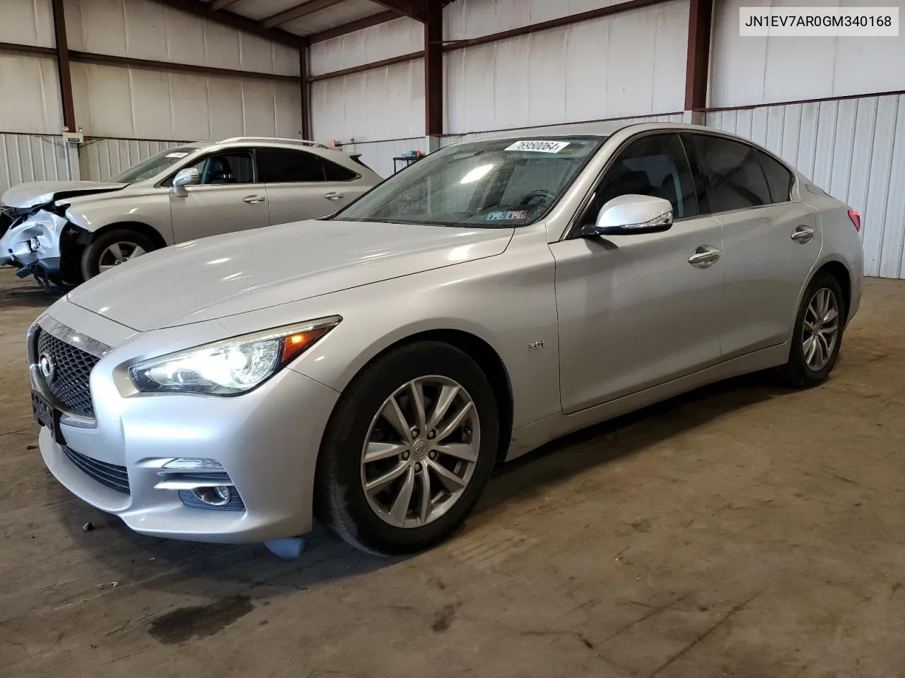 2016 Infiniti Q50 Premium VIN: JN1EV7AR0GM340168 Lot: 76950064