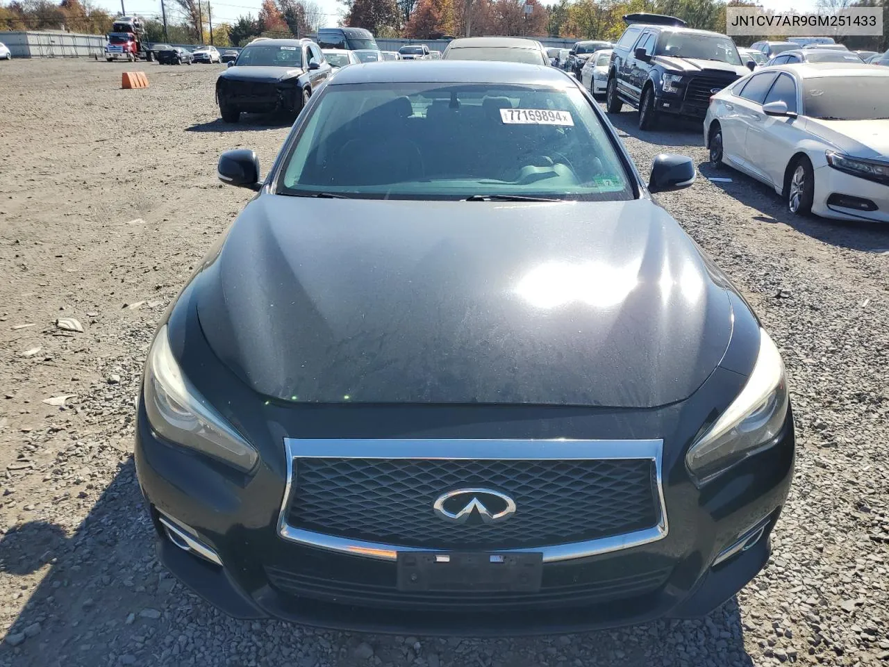 2016 Infiniti Q50 Base VIN: JN1CV7AR9GM251433 Lot: 77169894