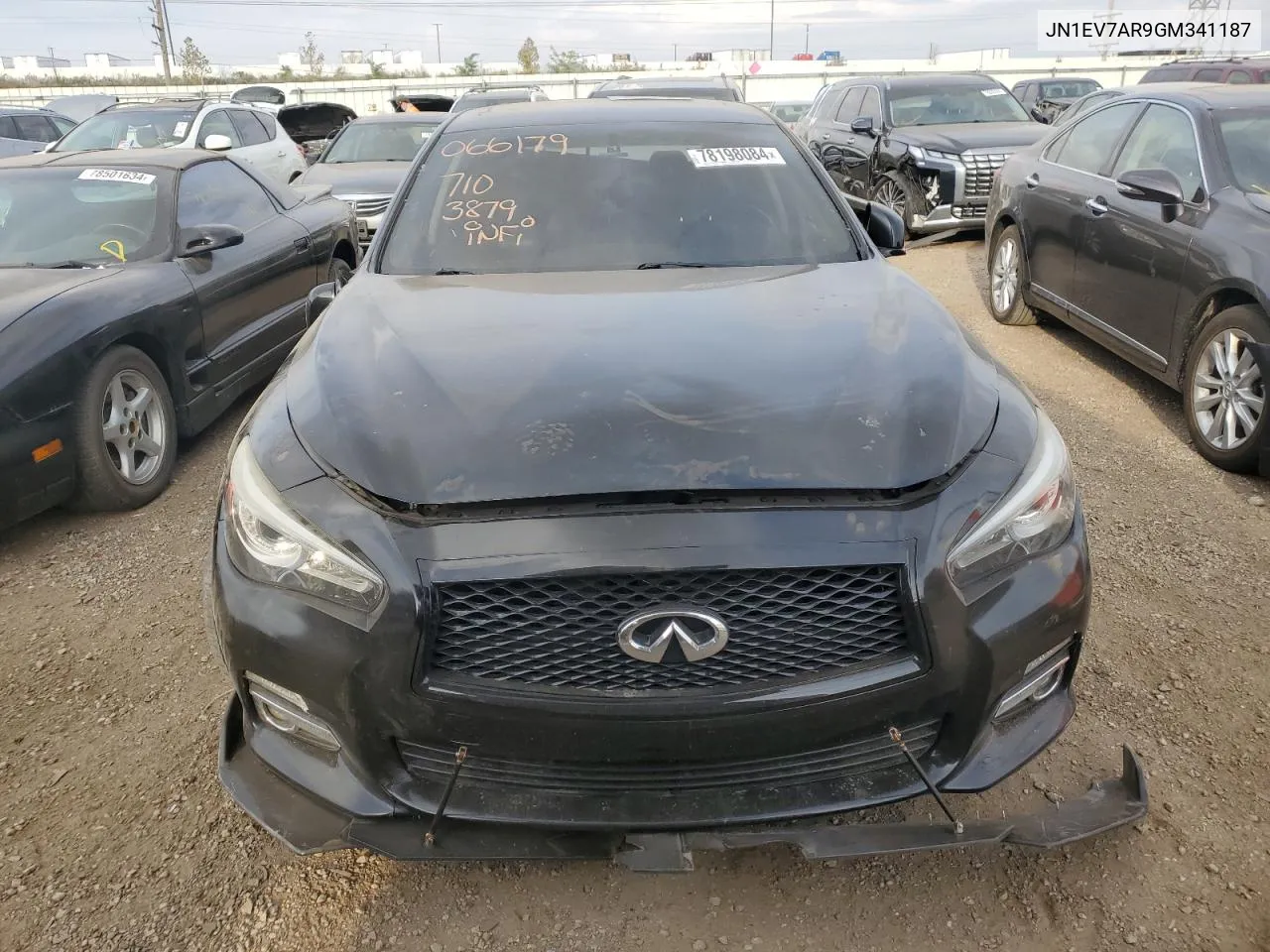 2016 Infiniti Q50 Premium VIN: JN1EV7AR9GM341187 Lot: 78198084