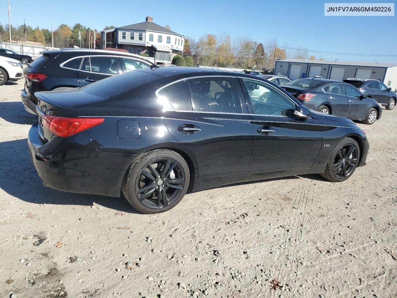 2016 Infiniti Q50 Red Sport 400 VIN: JN1FV7AR6GM450226 Lot: 78224564