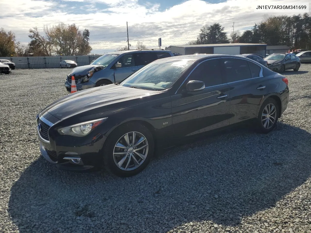 2016 Infiniti Q50 Premium VIN: JN1EV7AR3GM341699 Lot: 79444994