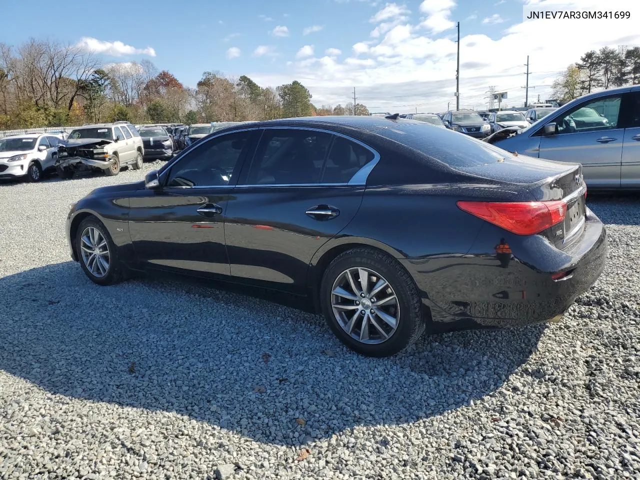 2016 Infiniti Q50 Premium VIN: JN1EV7AR3GM341699 Lot: 79444994