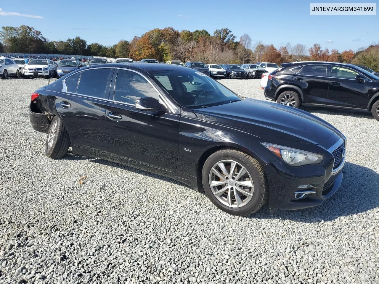 2016 Infiniti Q50 Premium VIN: JN1EV7AR3GM341699 Lot: 79444994