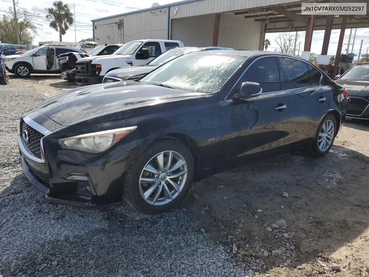 2016 Infiniti Q50 Base VIN: JN1CV7ARXGM252297 Lot: 80045124