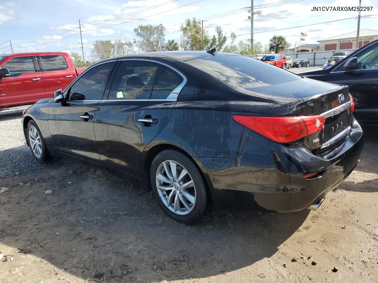 2016 Infiniti Q50 Base VIN: JN1CV7ARXGM252297 Lot: 80045124