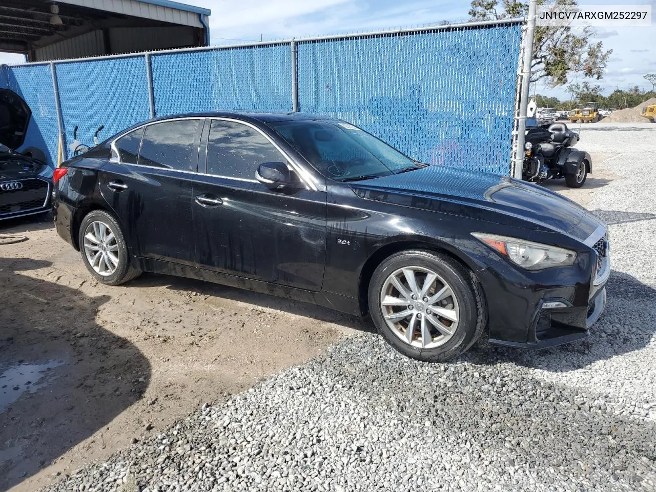 2016 Infiniti Q50 Base VIN: JN1CV7ARXGM252297 Lot: 80045124