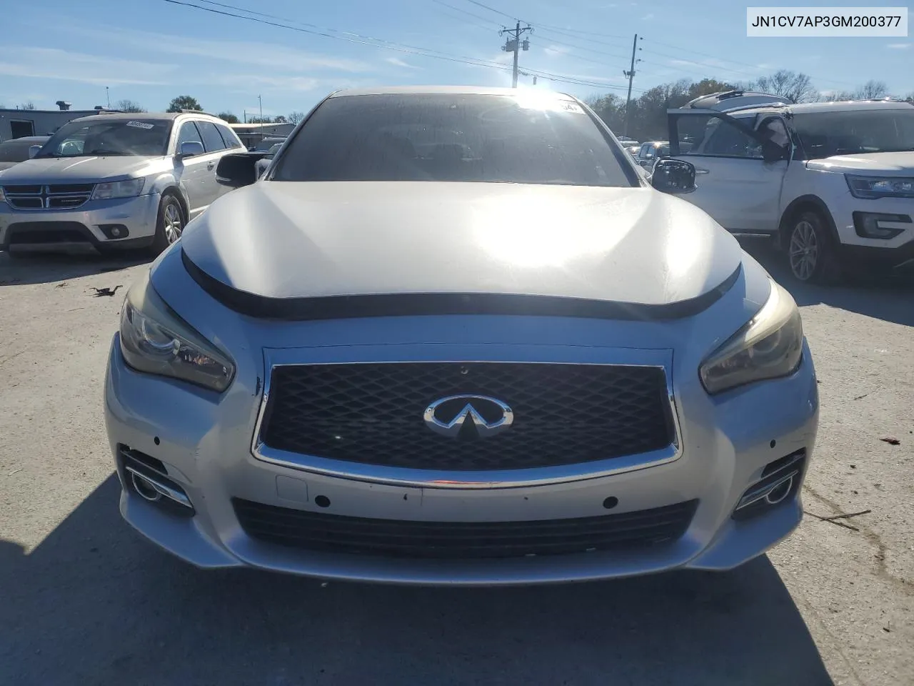 2016 Infiniti Q50 Base VIN: JN1CV7AP3GM200377 Lot: 80121754