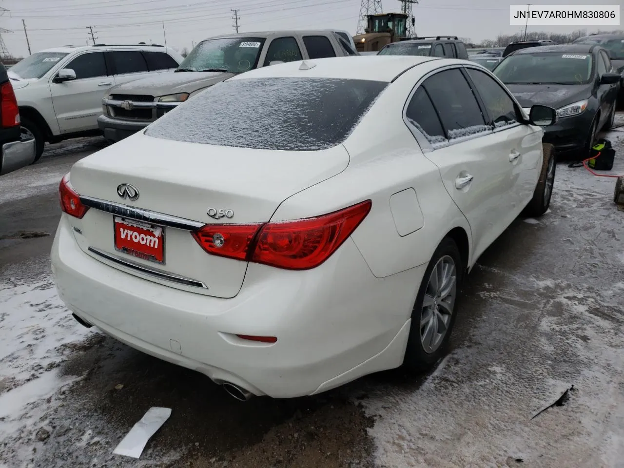 JN1EV7AR0HM830806 2017 Infiniti Q50 Premium