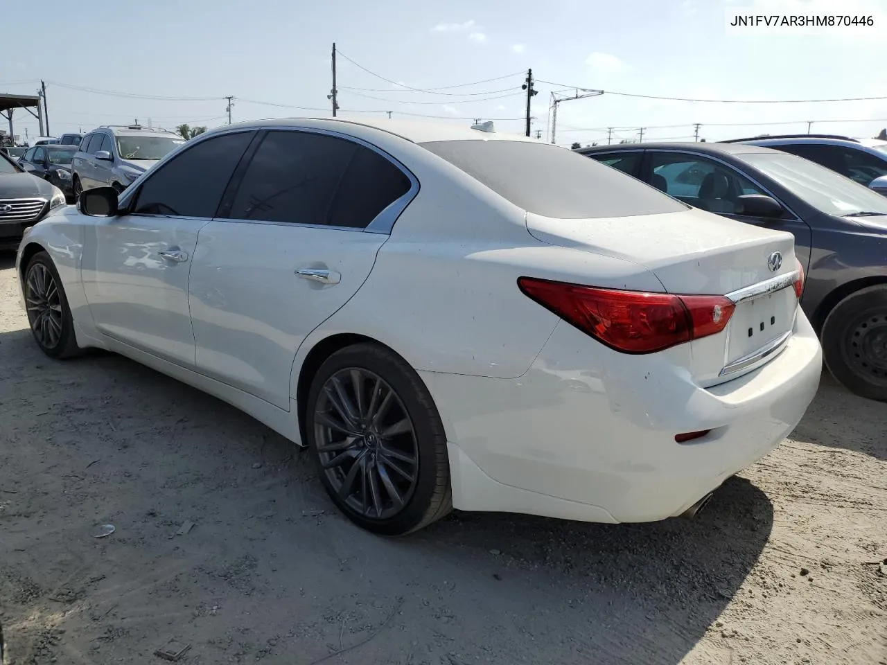 JN1FV7AR3HM870446 2017 Infiniti Q50 Red Sport 400