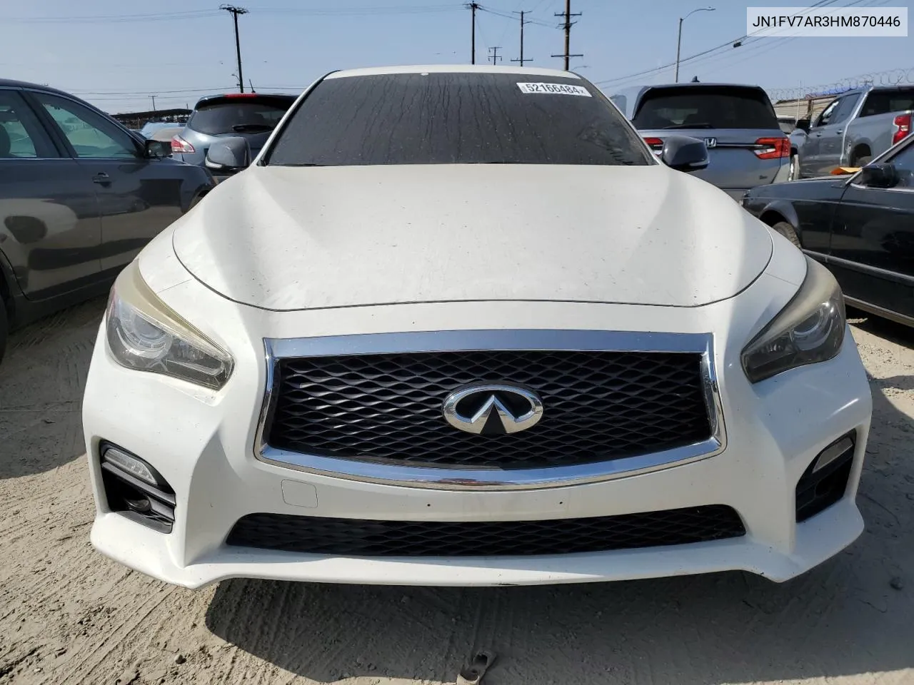 JN1FV7AR3HM870446 2017 Infiniti Q50 Red Sport 400