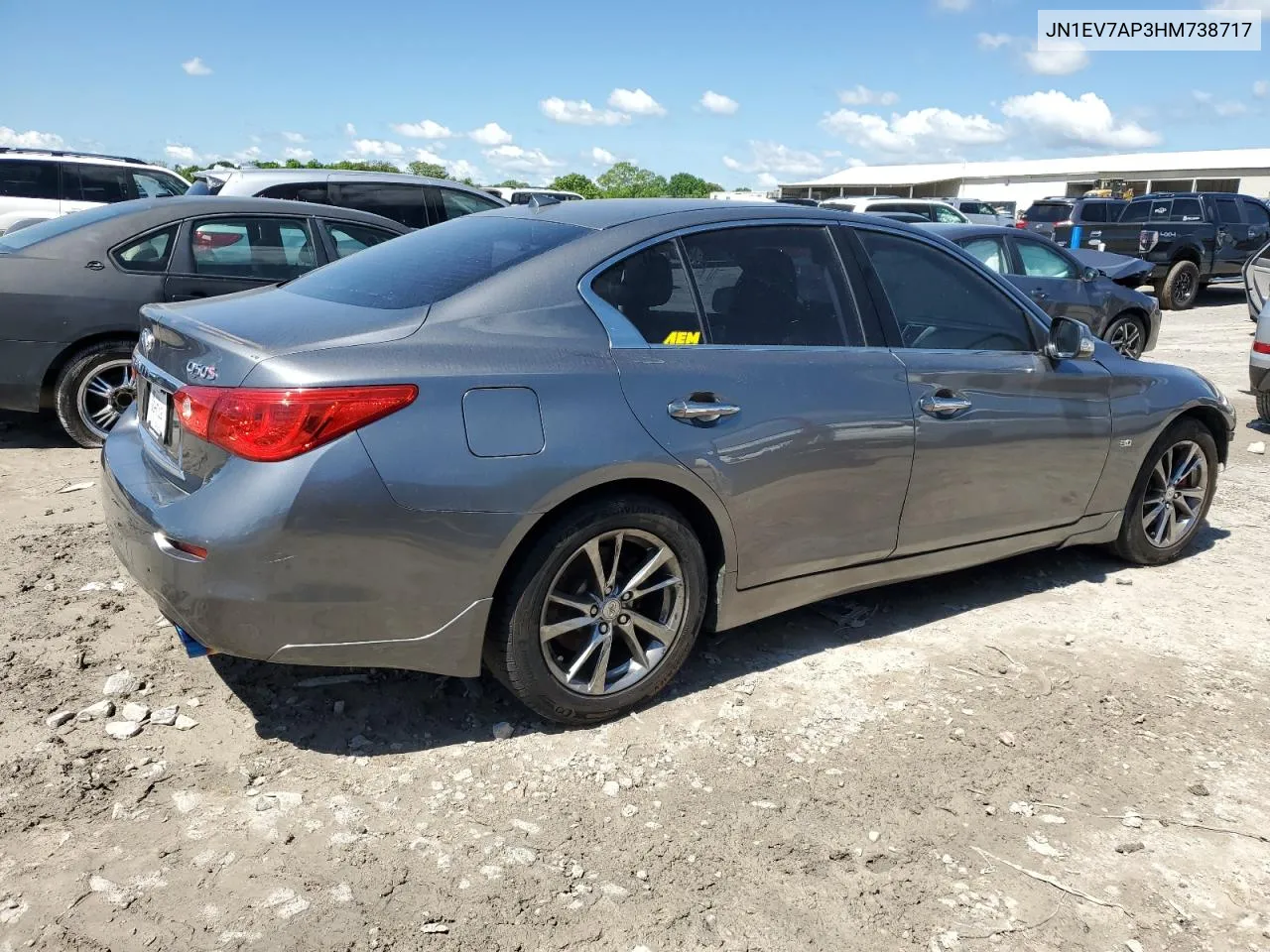 2017 Infiniti Q50 Premium VIN: JN1EV7AP3HM738717 Lot: 53247394