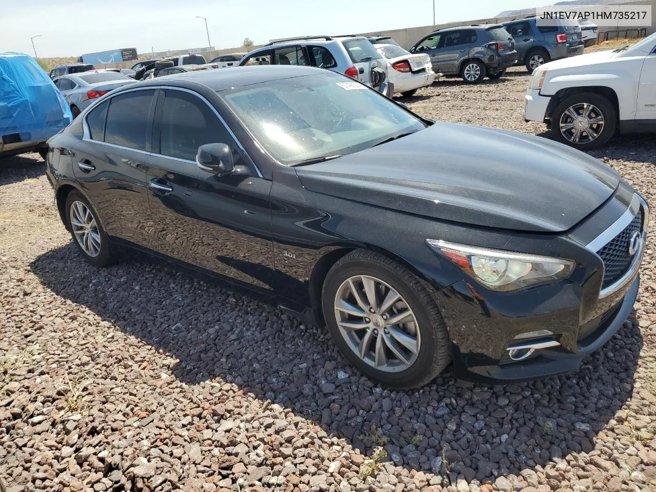 JN1EV7AP1HM735217 2017 Infiniti Q50 Premium