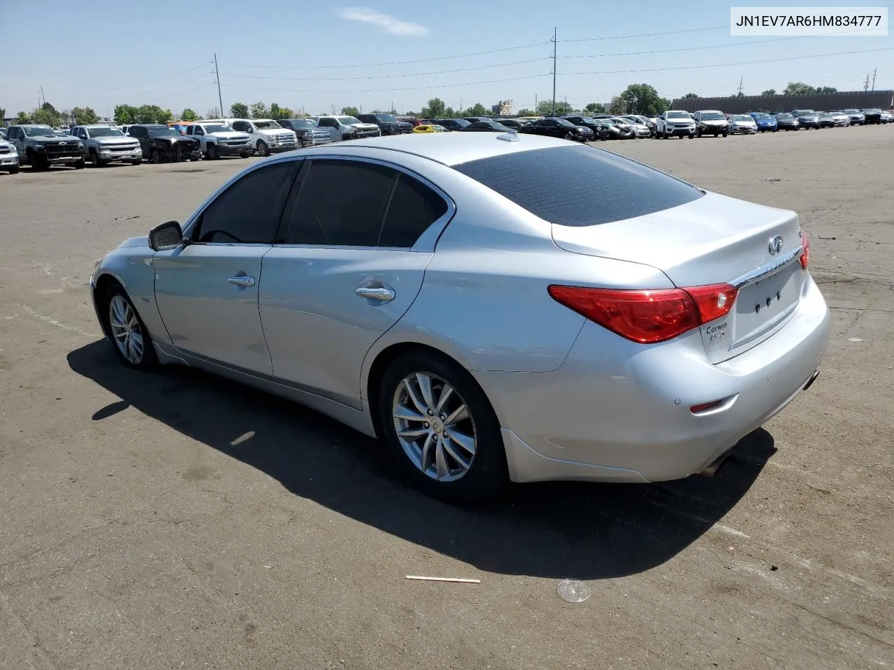 2017 Infiniti Q50 Premium VIN: JN1EV7AR6HM834777 Lot: 57913064